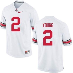 NCAA Ohio State Buckeyes Men's #2 Chase Young White Nike Football College Jersey FSO3645ET